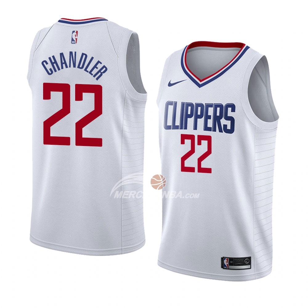 Maglia Los Angeles Clippers Wilson Chandler Association 2018 Bianco